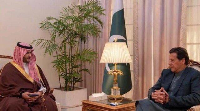 دیدار معاون وزیر دفاع عربستان با عمران خان دیدار معاون وزیر دفاع عربستان با عمران خان